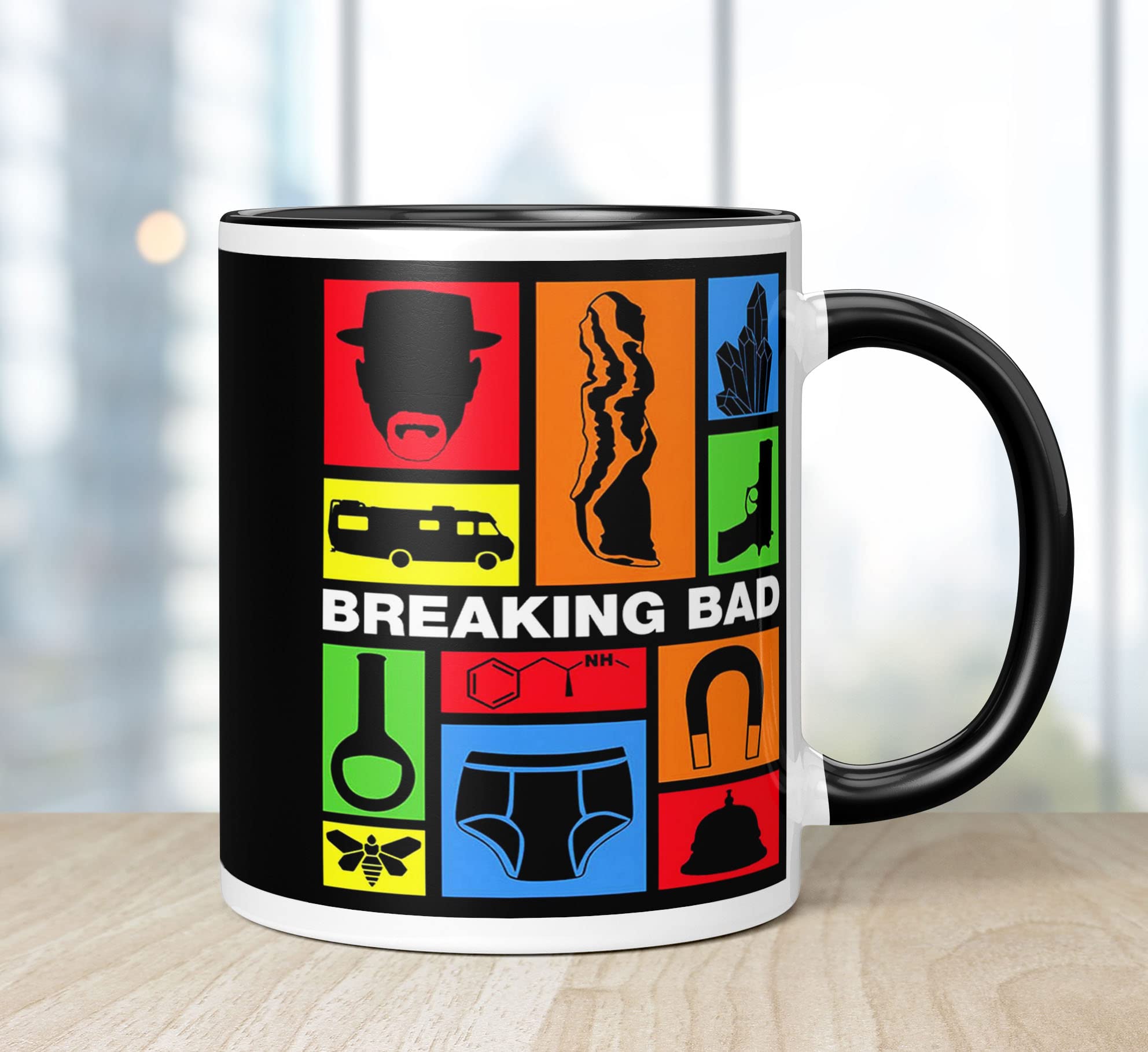 Breaking Bad Walter Hartwell Printed Coffee Mug for Boys Kids Mens Girls Birthday Gift for Friends Breaking Bad Mugs for Gift (Microwave Safe Ceramic Mug-350ml) - BB3TM1 05