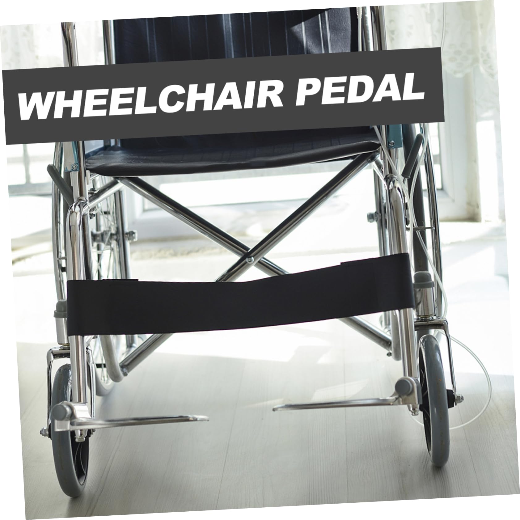 Gatuida Reposapiés Ligero y Plegable para Silla de Ruedas Elevables de Metal Resistente Diseño Ergonómico Adecuado para Usuarios Movilidad Reducida