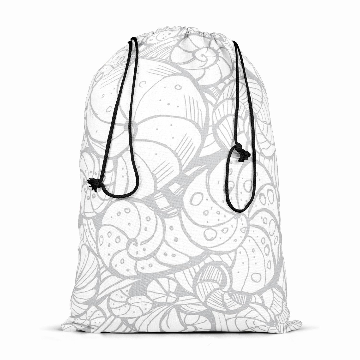 ArtzFolio Seashells | Reusable Sack Bag | Bag for Gym, Storage, Vegetable & Travel
