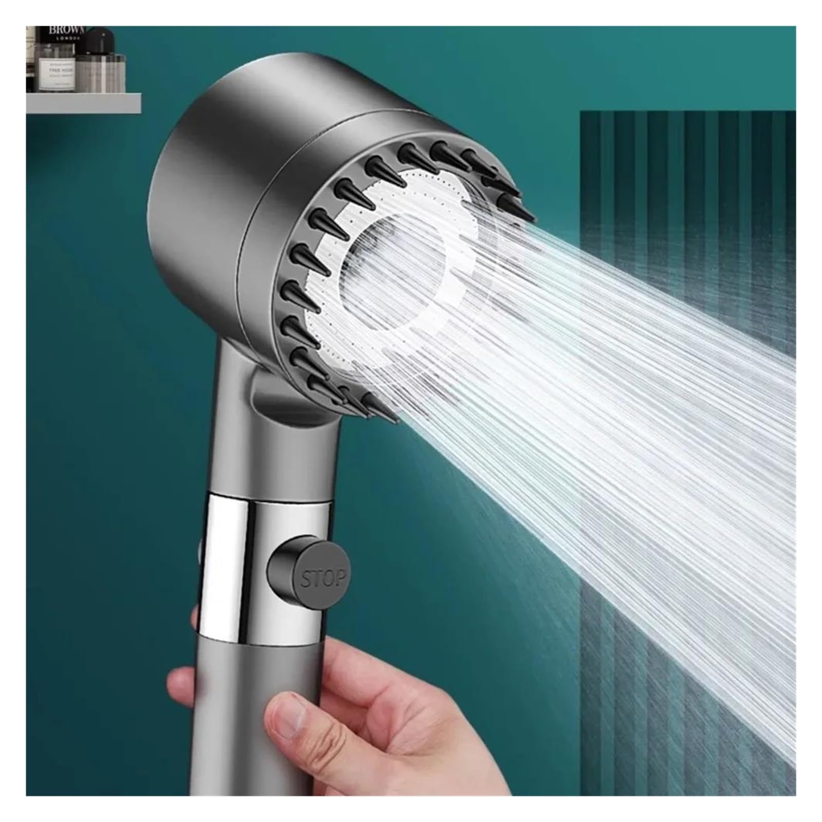 Filtro de cabezal de ducha de alta presión para baño(5 Pieces Filters)