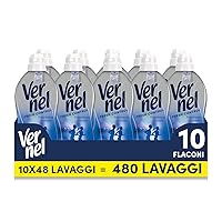 Ammorbidente Concentrato Vernel Fresh Control Freschezza Glaciale (10 x 48 lavaggi)