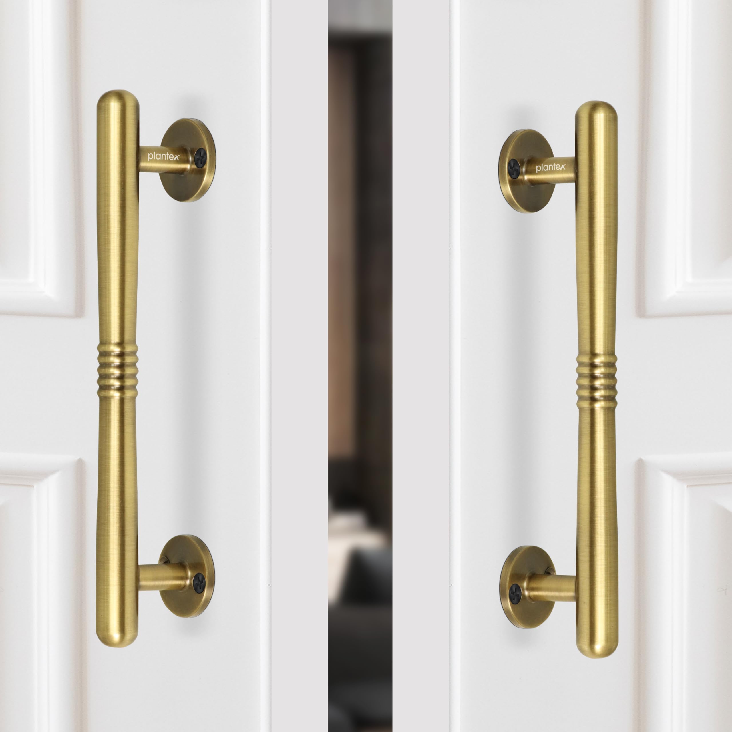 Plantex Main Door Handle/Stainless Steel Handle for Door/8 Inch Pull-Push Handle/3 Years Warranty Pack of 1 (S-142, Brass Antique) — Amazon image 12