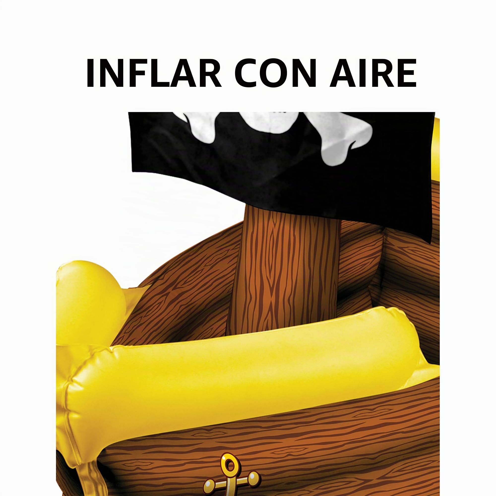 Beistle Company - Inflatable Pirate Ship Cooler
