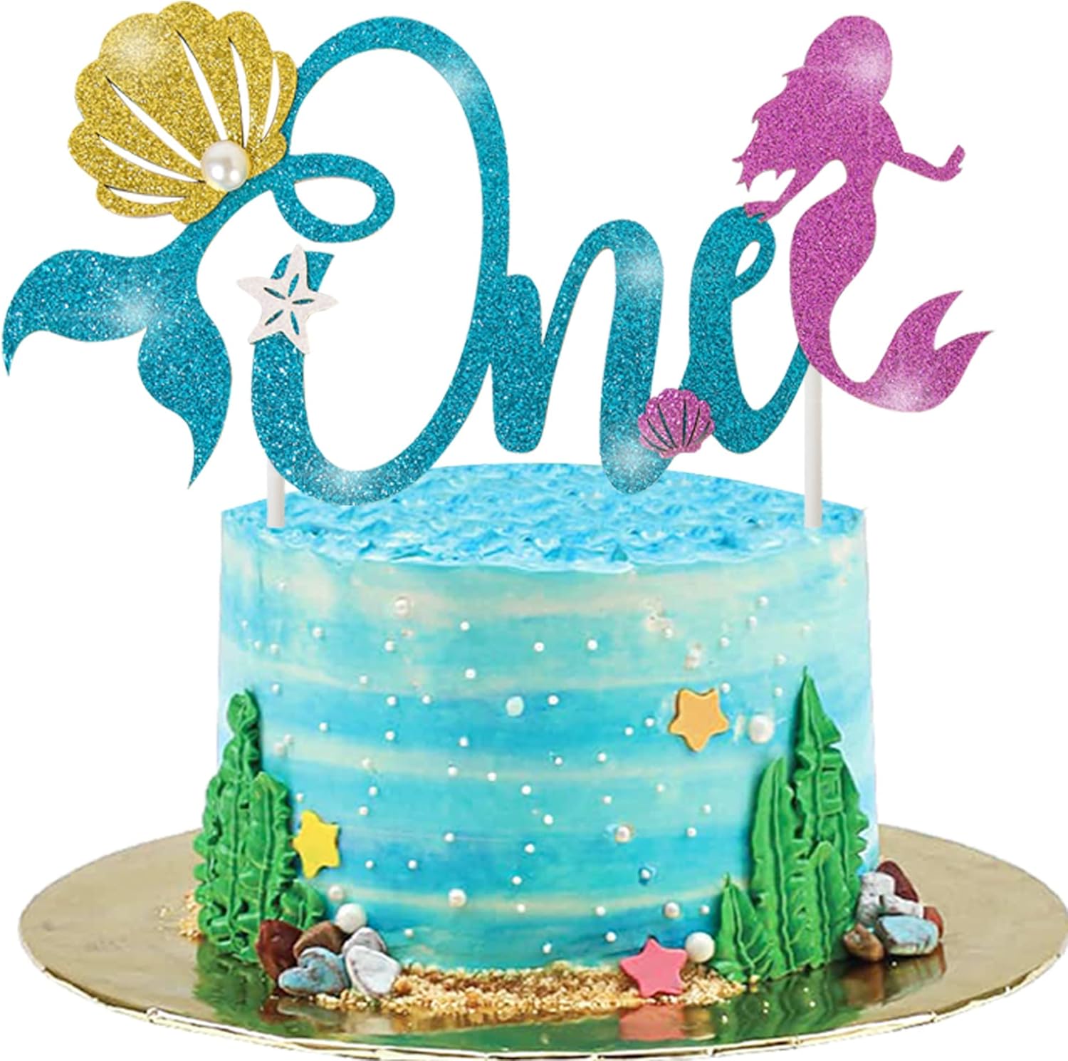 Amazon Com Mermaid One Cake Topper Mermaid First Birthday Party Cake Topper Decoration For Under The Sea Theme 1st Birthday Party Baby Shower Supplies Grocery Gourmet Food Amazon Com Mermaid One Cake Topper Mermaid First Birthday Party Cake Topper Decoration For Under The Sea Theme 1st Birthday Party Baby Shower Supplies Grocery Gourmet Food