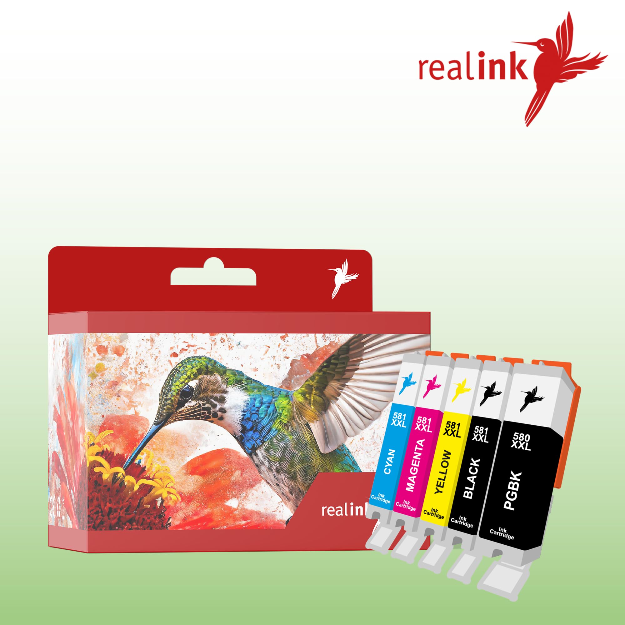 realink Bundle TS705a - Juego de 10 cartuchos de impresora (sin función de copia ni escaneo)