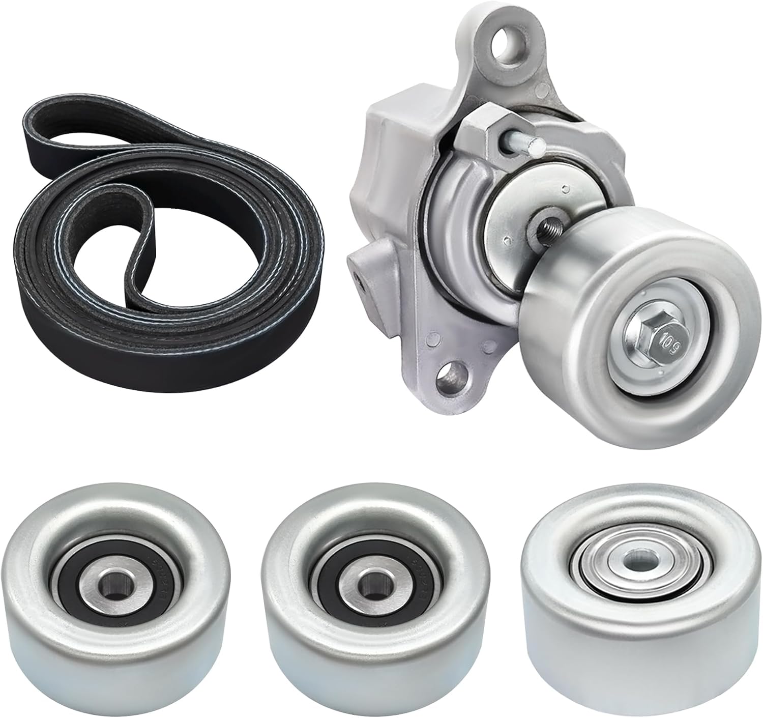 7PK2120 Dirve Belt Tensioner Fit for Toyota Tacoma 3.5L V6 2016-2023 Serpentine Belt Drive Tensioner Kit with Idler Pulley Replace 39424 166200P010 1662031090 90K39424