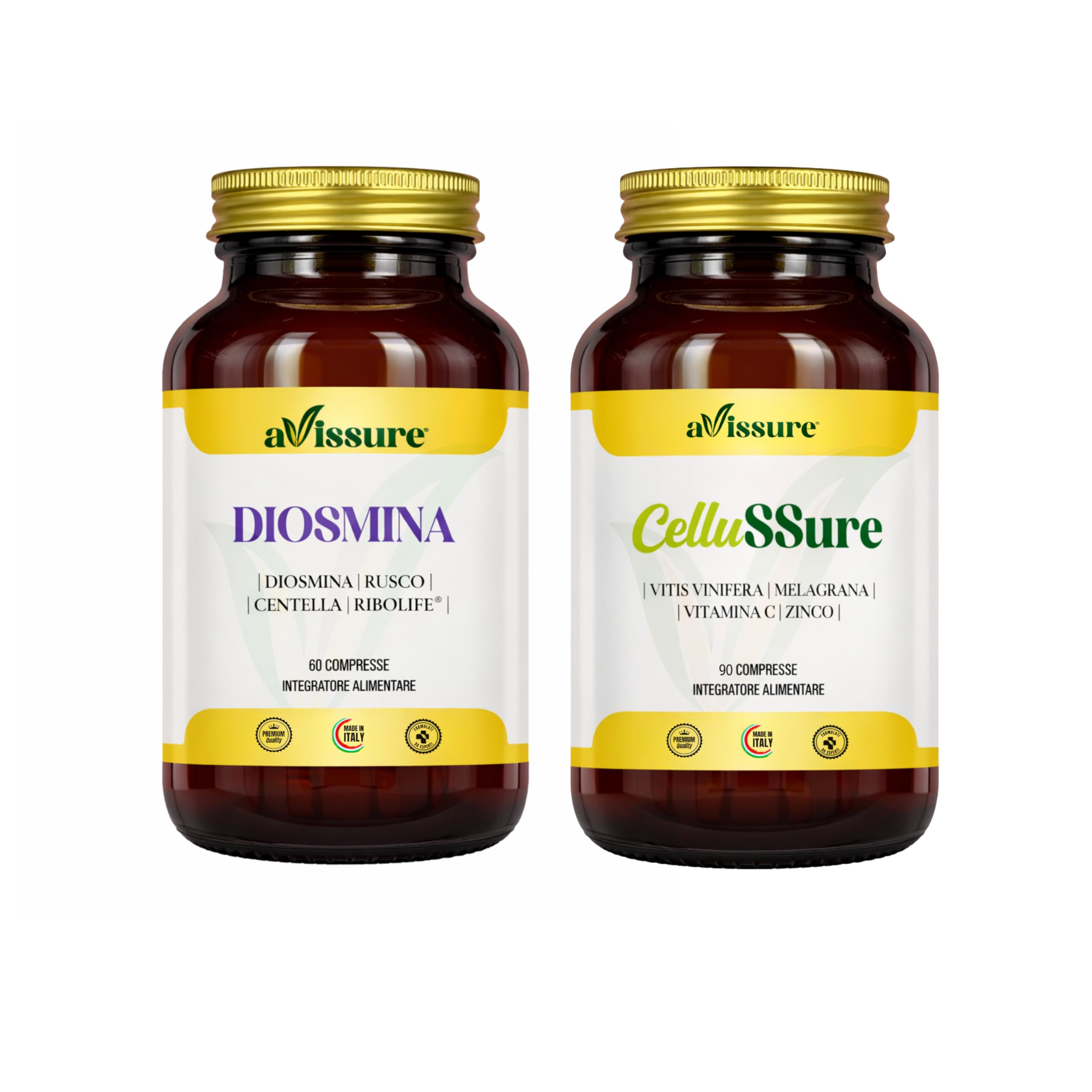 Pacchetto Base Diosmina + CelluSSure Microcircolo Antiossidanti