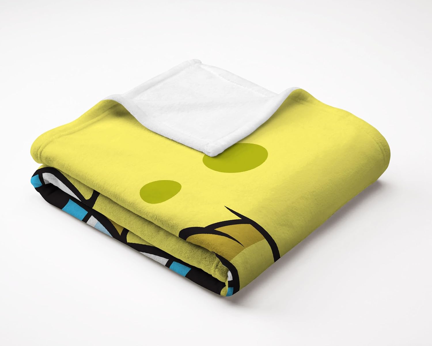 SPONGEBOB SQUAREPANTS Soft Cozy Fleece Throw Blanket, 50 x 60 inches