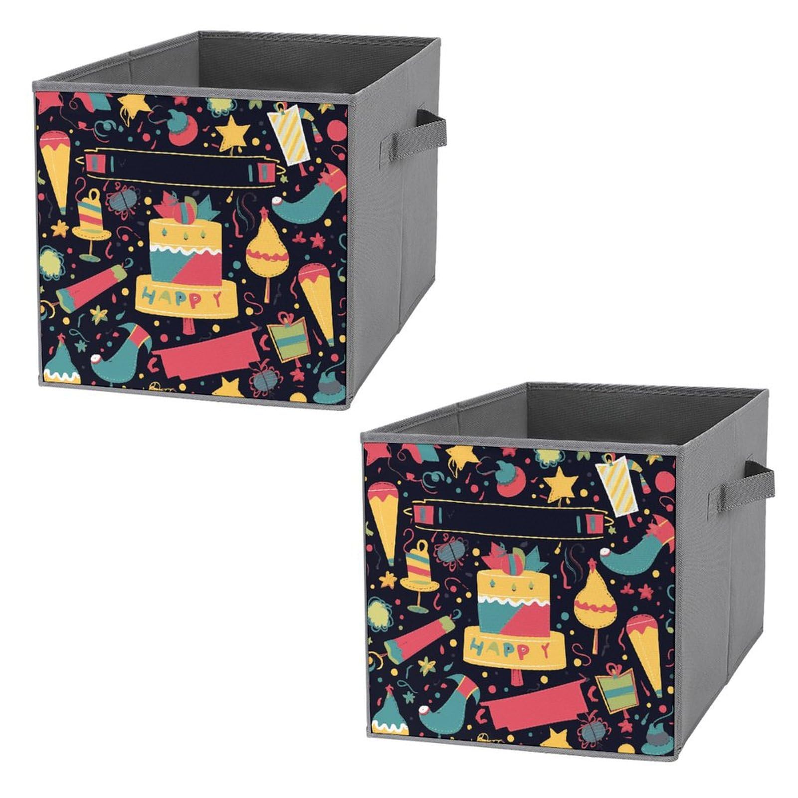 Panier de rangement pliable pour étagères et placard de chambre