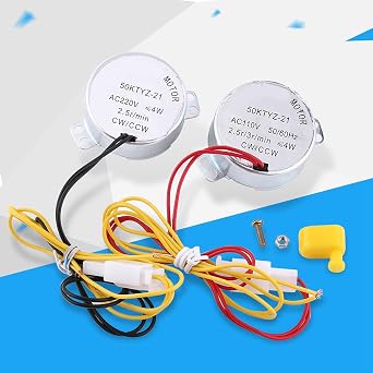 Egg Turner Motor, 110 220V AC Chicken Egg Turner Rotator Incubator Motor Automatic Egg Incubator Tray for Ducks Goose Birds Egg Chickens Hatching 2 Types(110V)