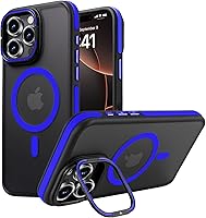 Vista 129 de Funda magnética para iPhone Air con protector de lente de cámara, protección grado militar de 10 pies, compatible con funda MagSafe Slim para iPhone