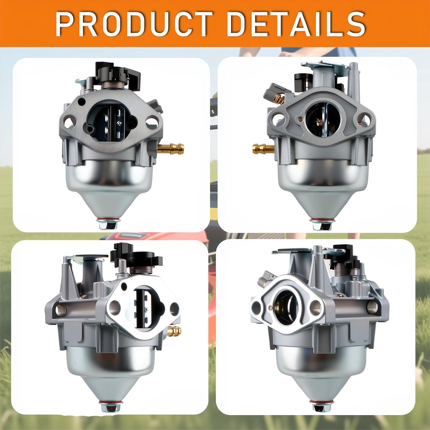 16100-Z9L-811 Carburetor Compatible with Honda GCV170 HRN216 HRX217 Replacement for GCV170LA G5B GCV170LA G5BR GCV170LA S3B Lawn Mower Engines With Air filter assembly