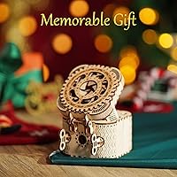 Vista 2 de ROKR Caja de tesoros con rompecabezas mecánicos de madera 3D Modelo de rompecabezas DIY Proyectos de rompecabezas mentales para adultos Edad 14+