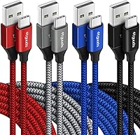 Vista 1 de etguuds Cable USB tipo C de carga rápida de 3 A, cable USB A a USB C de nailon trenzado de alta calidad compatible con Samsung Galaxy S20 S10 S9 S8