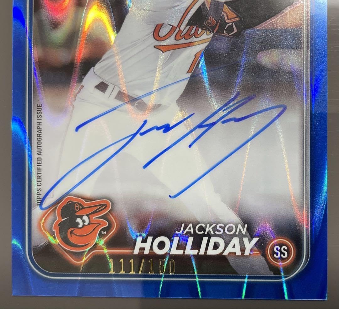 Amazon.co.jp: topps jackson holliday auto ホリデイ サイン : おもちゃ