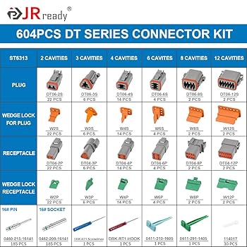 JRready ST6313 Deutsch Connector Kit DT Series, 2, 3, 4, 6