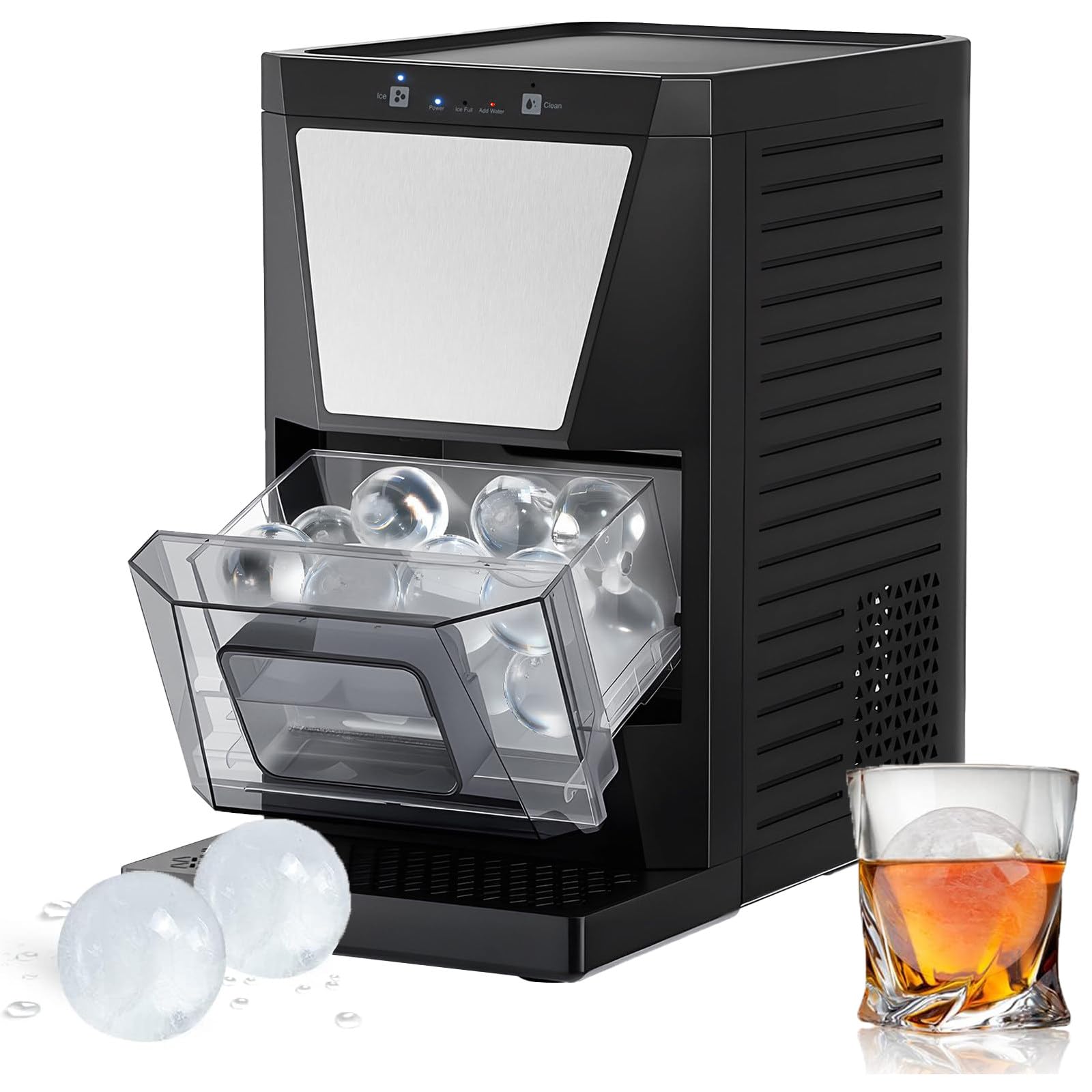 Machine à glaçons sphériques transparents de 5 cm pour whisky et cocktail