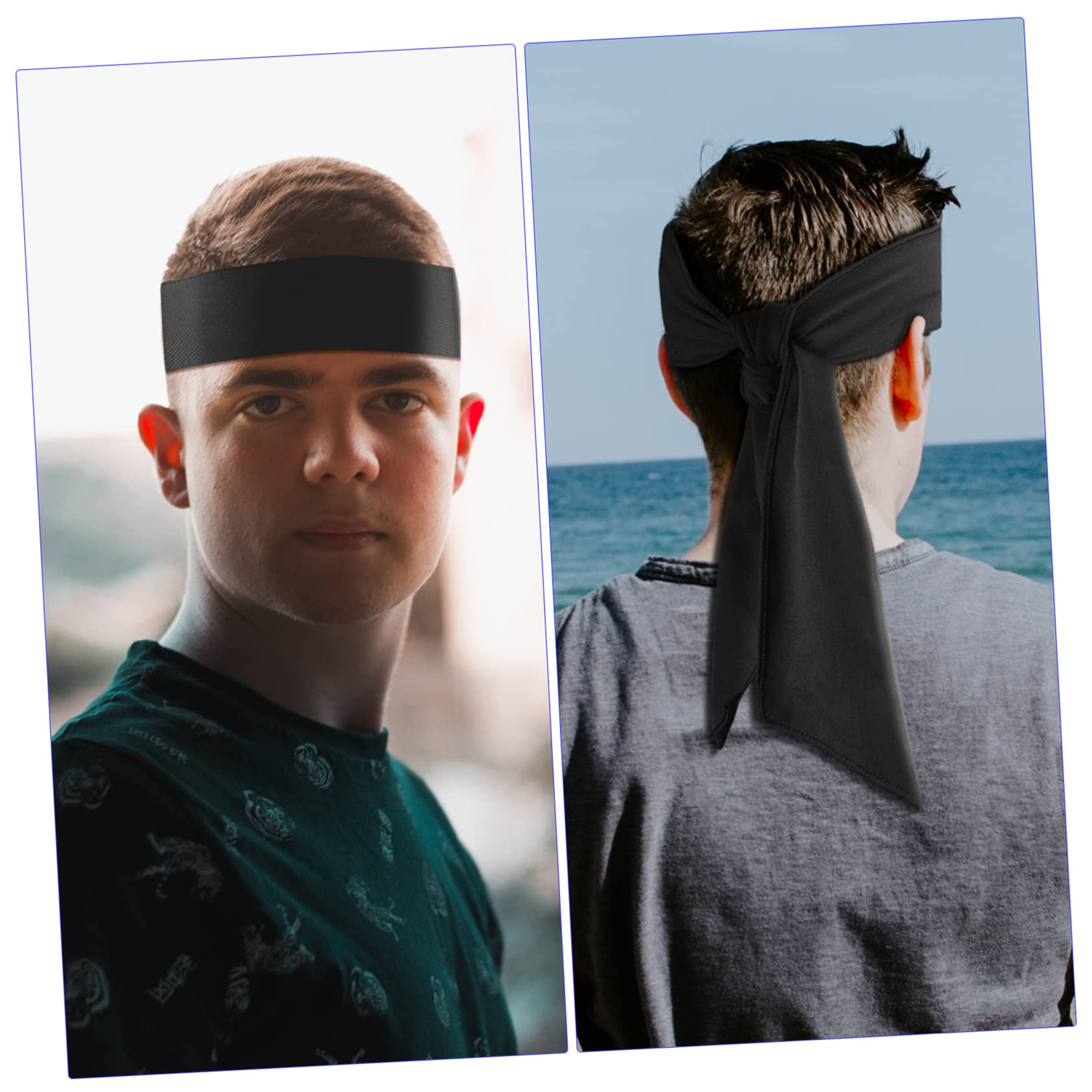 Didiseaon Fasce Sportive Assorbenti 15 Pezzi, Bandana per Chioma Elastiche in Poliestere e Spandex, Leggere e Confortevoli per Fitness e Allenamento