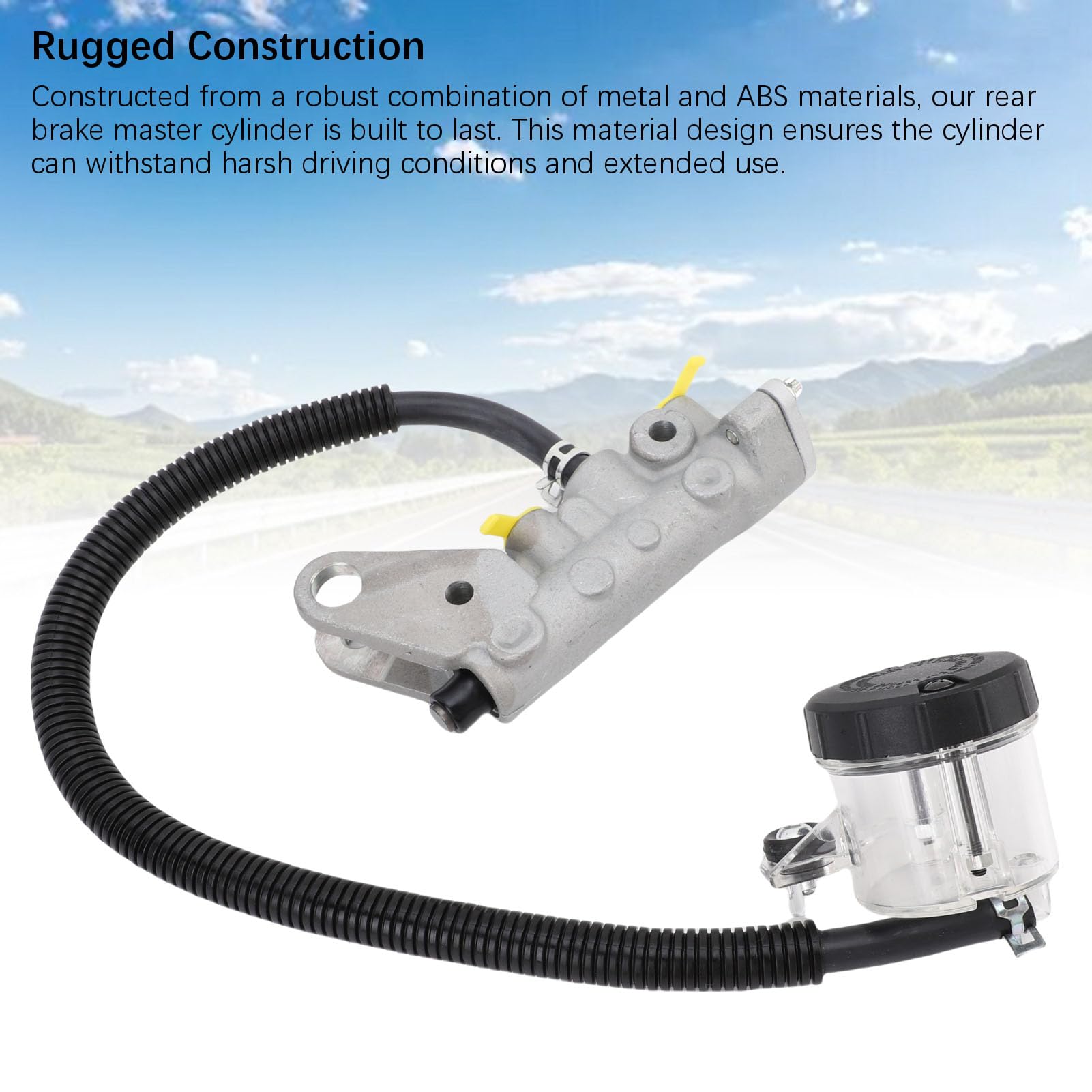 Pyhodi Hauptbremszylinderpumpe für die Hinterradbremse, Powersports-Bremszubehör, 705601273 Ersatz für Renegade 500 570 650 800R 850 1000/R, Ersatz