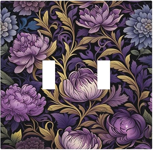 Miniatura 31 de Cubiertas Decorativas para Tomacorrientes Boho Floral Beige Flor y Hoja Botánico 1 Gang Interruptor de Luz Dúplex Placa Cubierta Placas de Boho