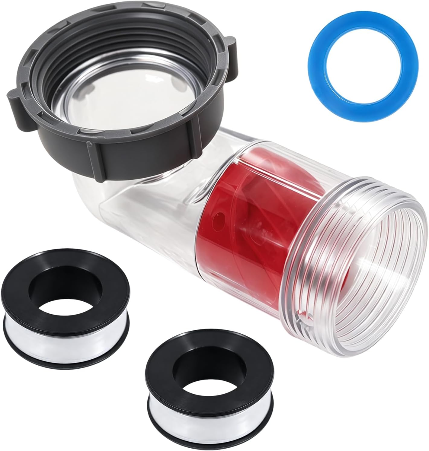 Sink Trap 1 1/2'' P-Trap, One-Way Anti-Odor Valve, Backflow Preventer | Prevents Clogs, for Garbage Disposal Drain, for Kitchen Sink, Bathroom, RV, Garbage Disposal Drain