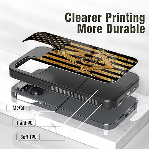 Miniatura 3 de Carcasas masónicas para teléfono regalos de moda para hombres iPhone 5 6 7 8 11 12 13 14 Pro Max Plus Mini Xr Xs Se Samsung S20 S21 S22 Ultra Plus