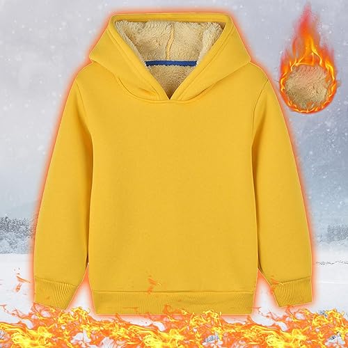 Miniatura 2 de Comigeewa Sudadera con capucha forro polar para niños y niñas y niños sudadera deportiva con capucha manga larga sudaderas holgadas