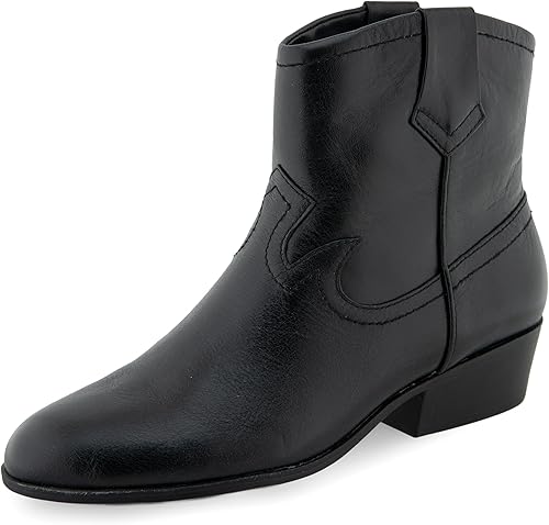 Aerosoles Women's Credo Black Burnished Leather 6.5 Medium