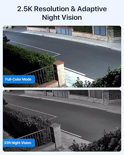 Miniatura 6 de ZOSI C291 2 x 2.5K 4MP Cámara de seguridad de batería inalámbrica al aire libre, cámara panorámica/inclinable alimentada por energía solar, vista
