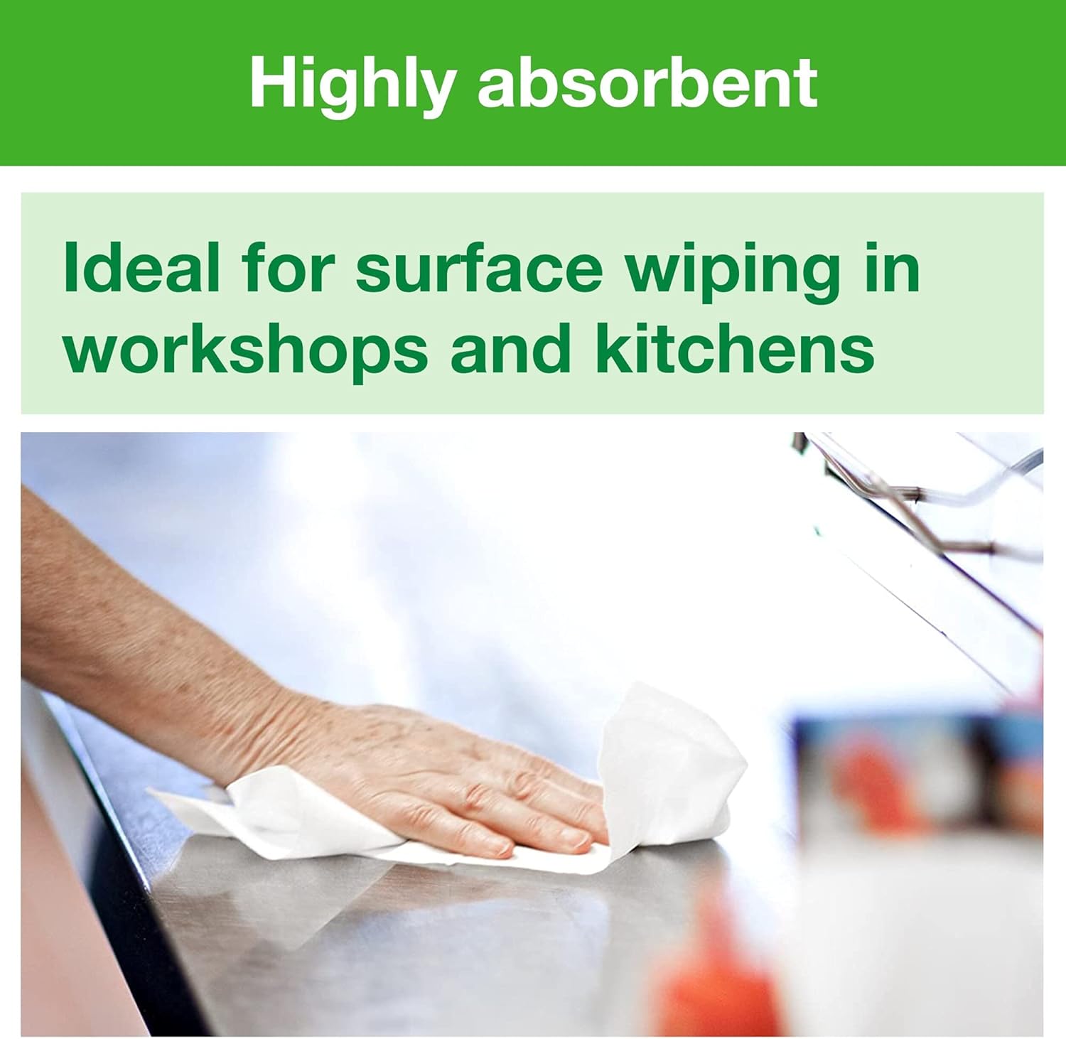 Tork Centerfeed Paper Wiper White M2, High Absorbency, 6 x 1000 Sheets, 120133