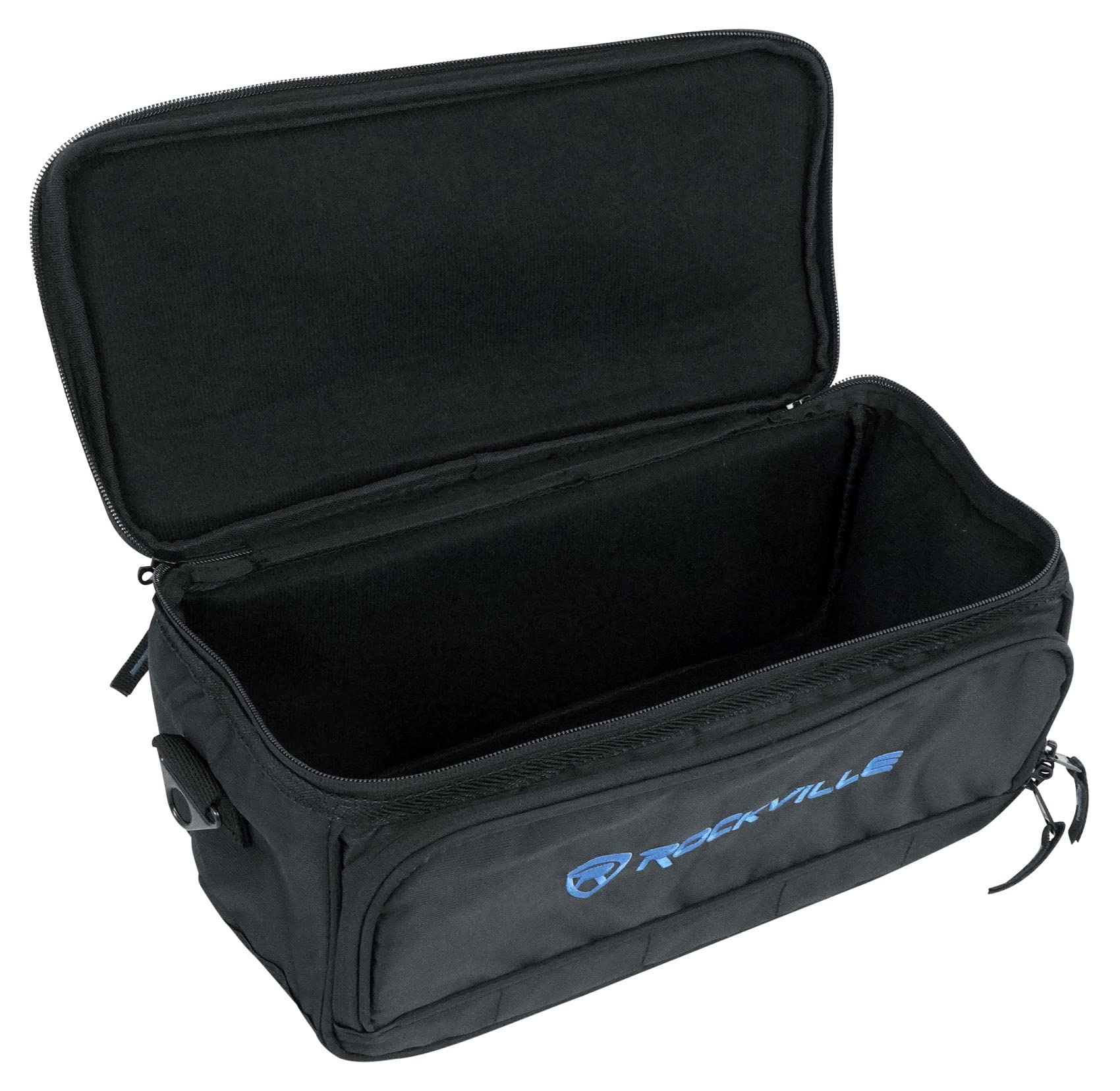 Rockville MB147 DJ-Gear Mixer Gigbag Tasche 35,6 x 17,8 x 16,5 cm (13 Zoll) Laptoptasche, doppelte Schaumstoffpolsterung, Robustes Nylon, für DJs und Musiker