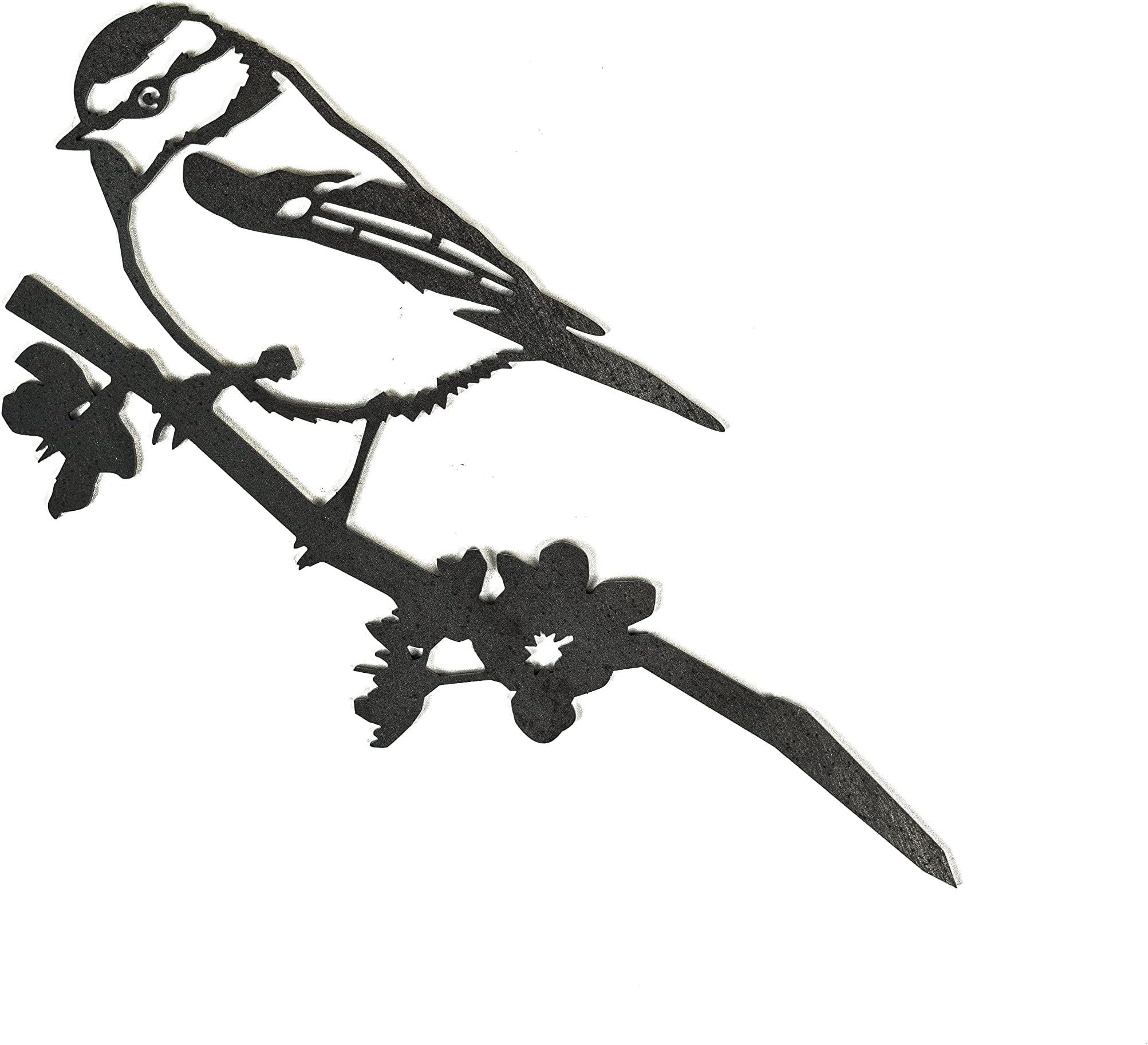 METALBIRD - Blue Tit - Outdoor Garden Ornaments in Corten Steel - Metal Art Proudly Made in Britain