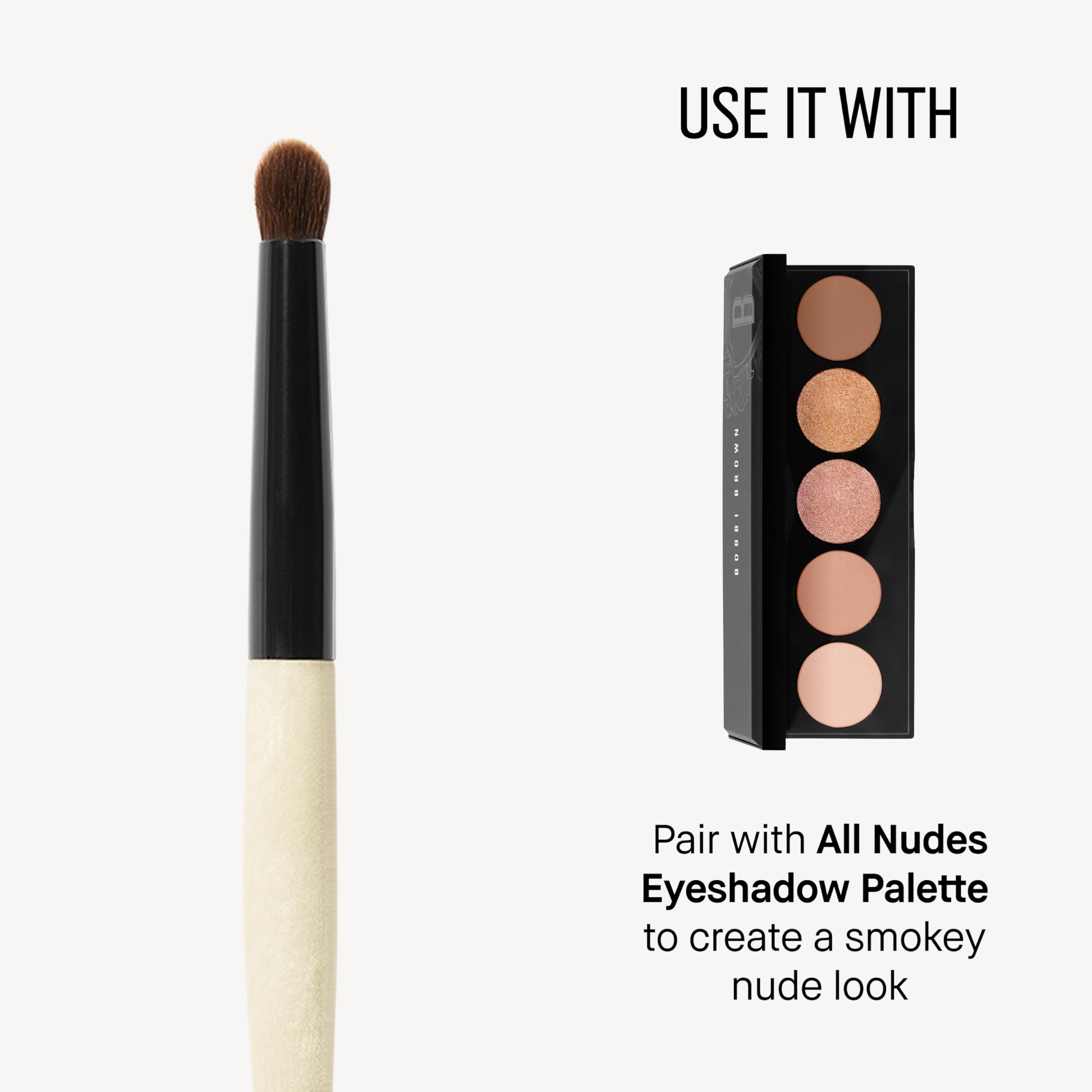 Bobbi Brown Eyeshadow Brush | Eyeshadow Brushes for Contouring, Blending & Diffusing for Smooth Application