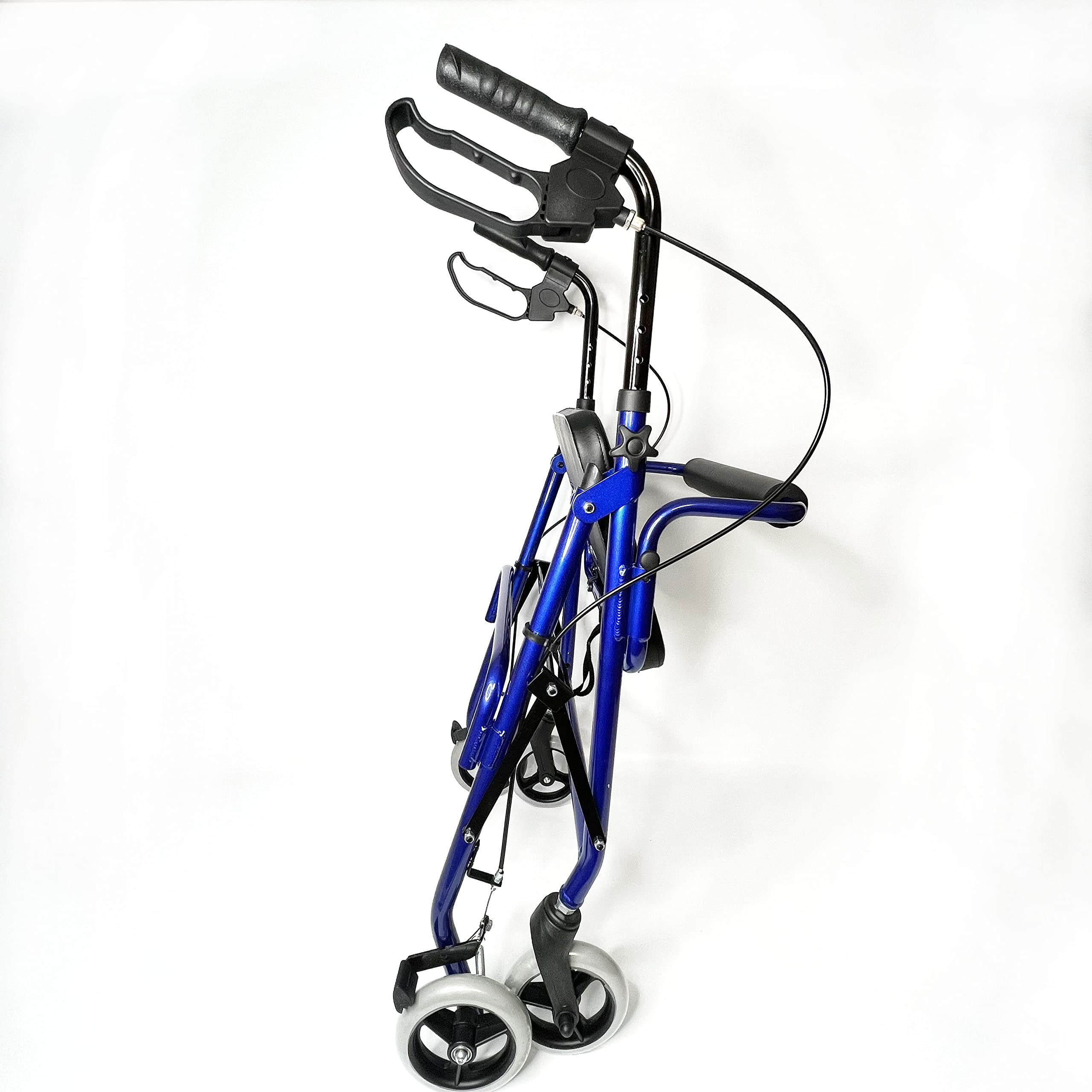 ☆軽量アルミ歩行車 シンフォニー シルバーカー ブルー アウトレット品 