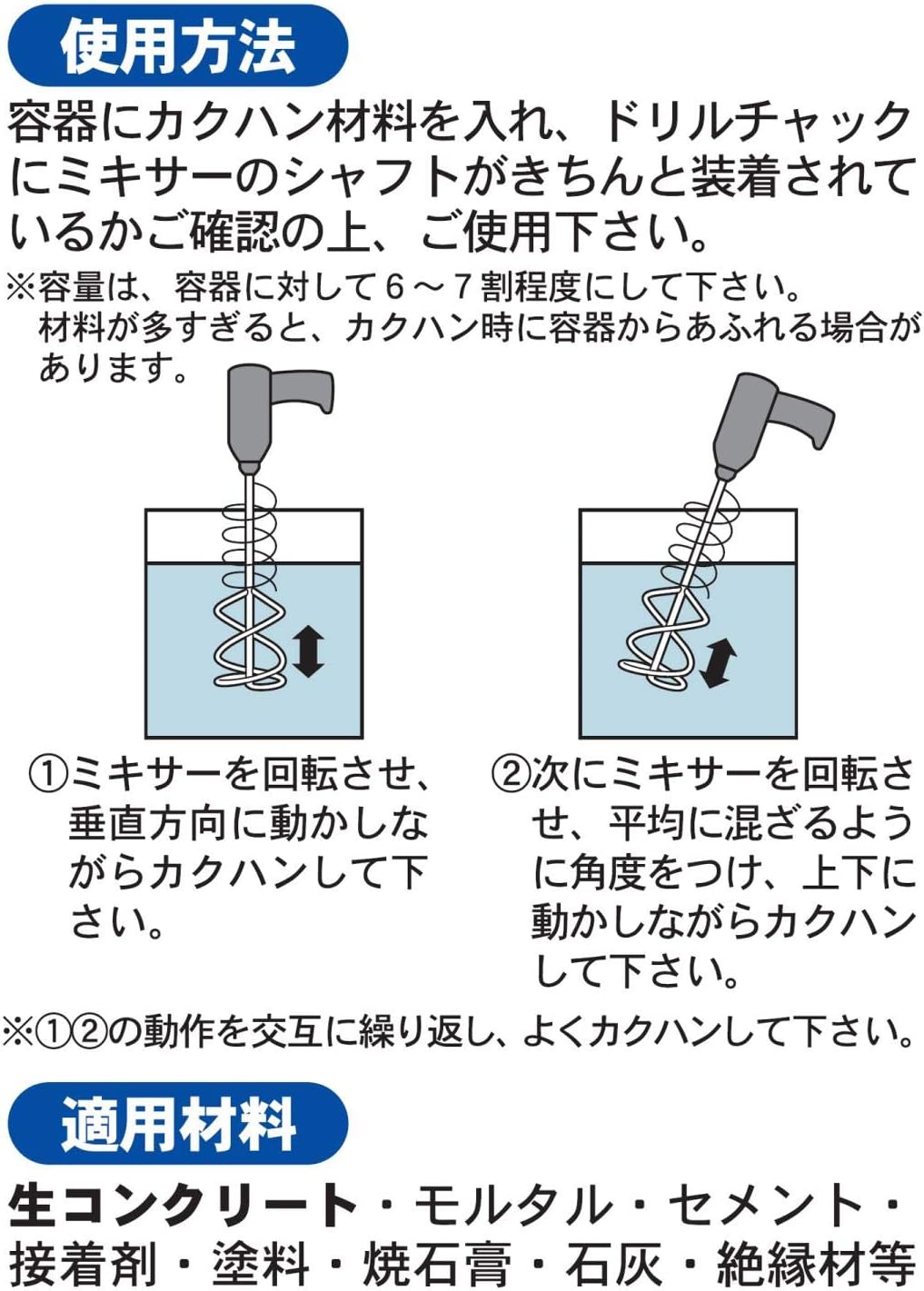 Niigata Seiki SK M-80S Power Mixer for High Viscosity (Raw Contractor) 16.9 inches (430 mm)