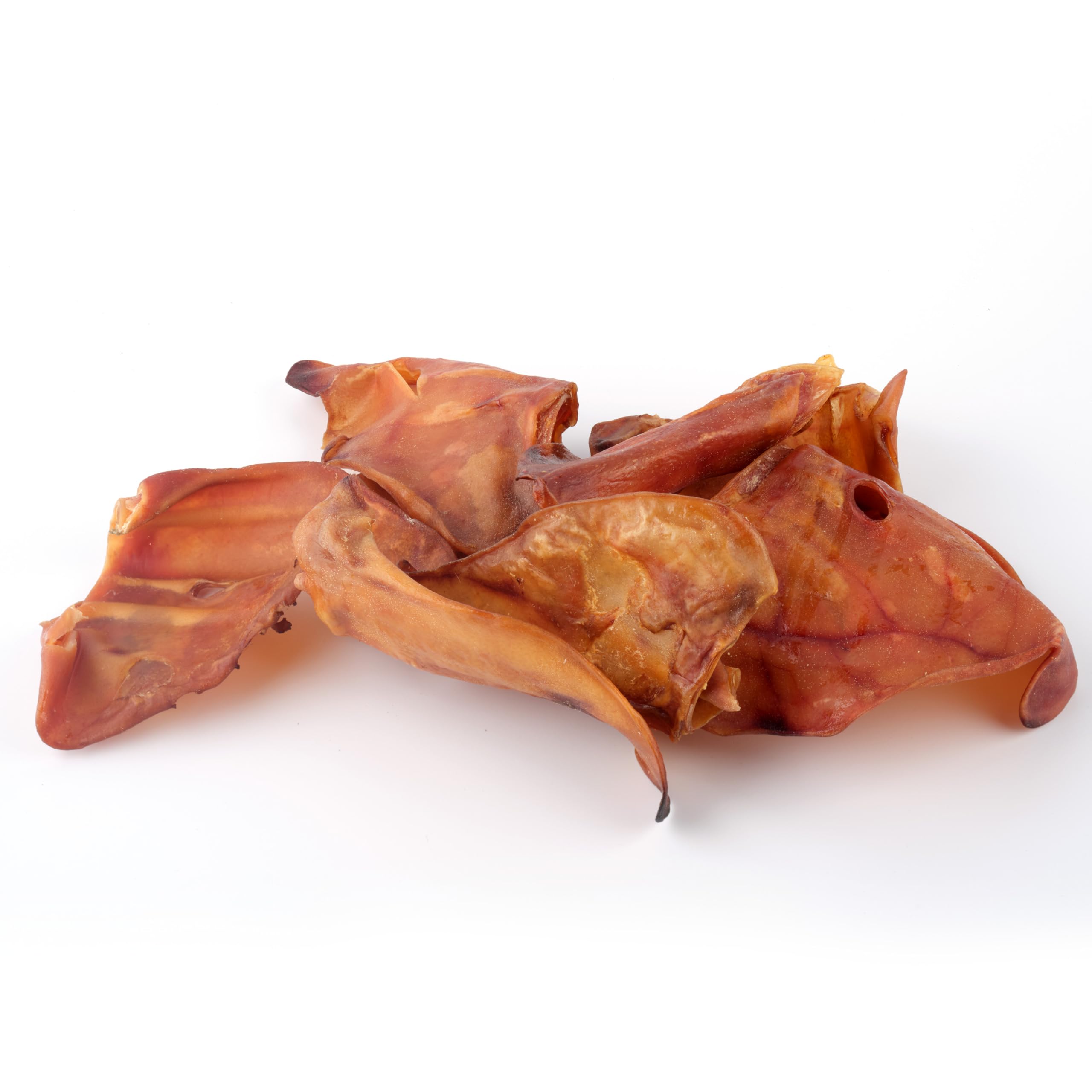 Topdog XL Schweineohren Hunde 50 Stück - Ganze getrocknete Schweineohren für Hunde ohne fettige Muschel - 100% natürlich aus Deutschland - Langanhaltender Kauspaß mit Genuss und Pflege