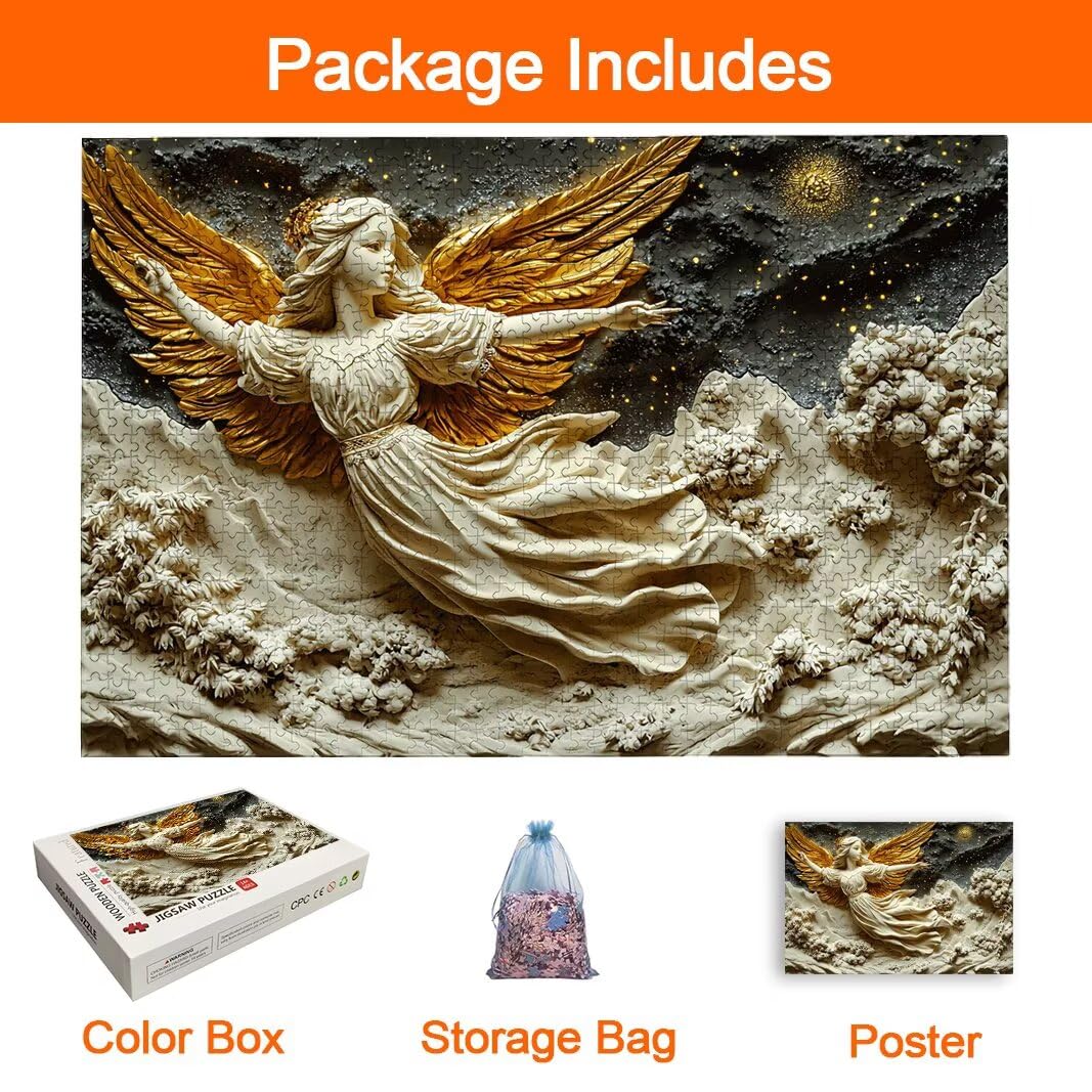 Puzzle 2000 Pezzi, Puzzle Angelo, Misura: 100x71cm, Regalo Donna/Uomo -8723