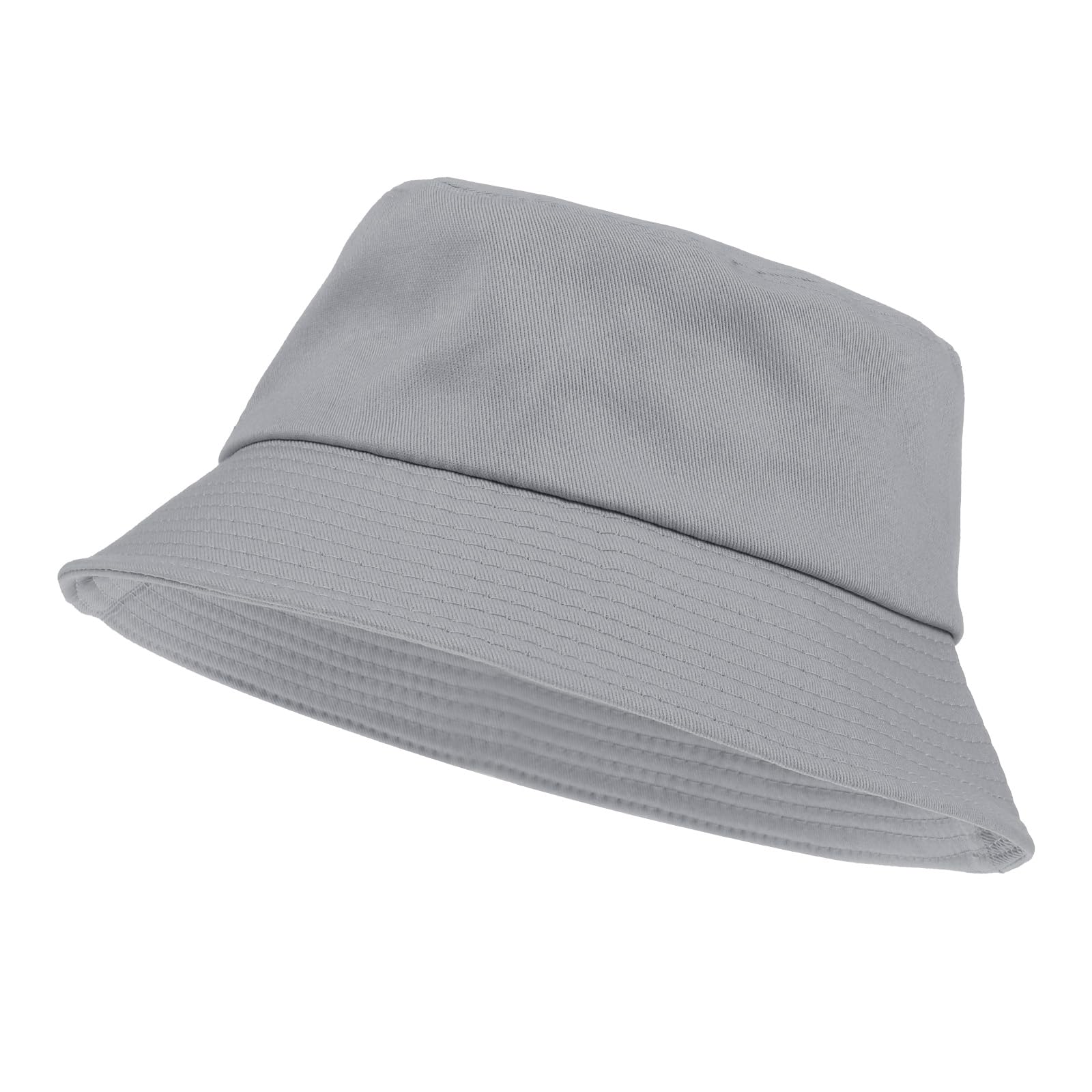 YSTrillion Fisherman's Hoed, vissershoed, uniseks, zonnehoed, bescherming, zonnehoed, opvouwbare emmerhoed, ademenhoed voor kamperen, reizen, wandelen, 56-58 cm, zwart, zwart