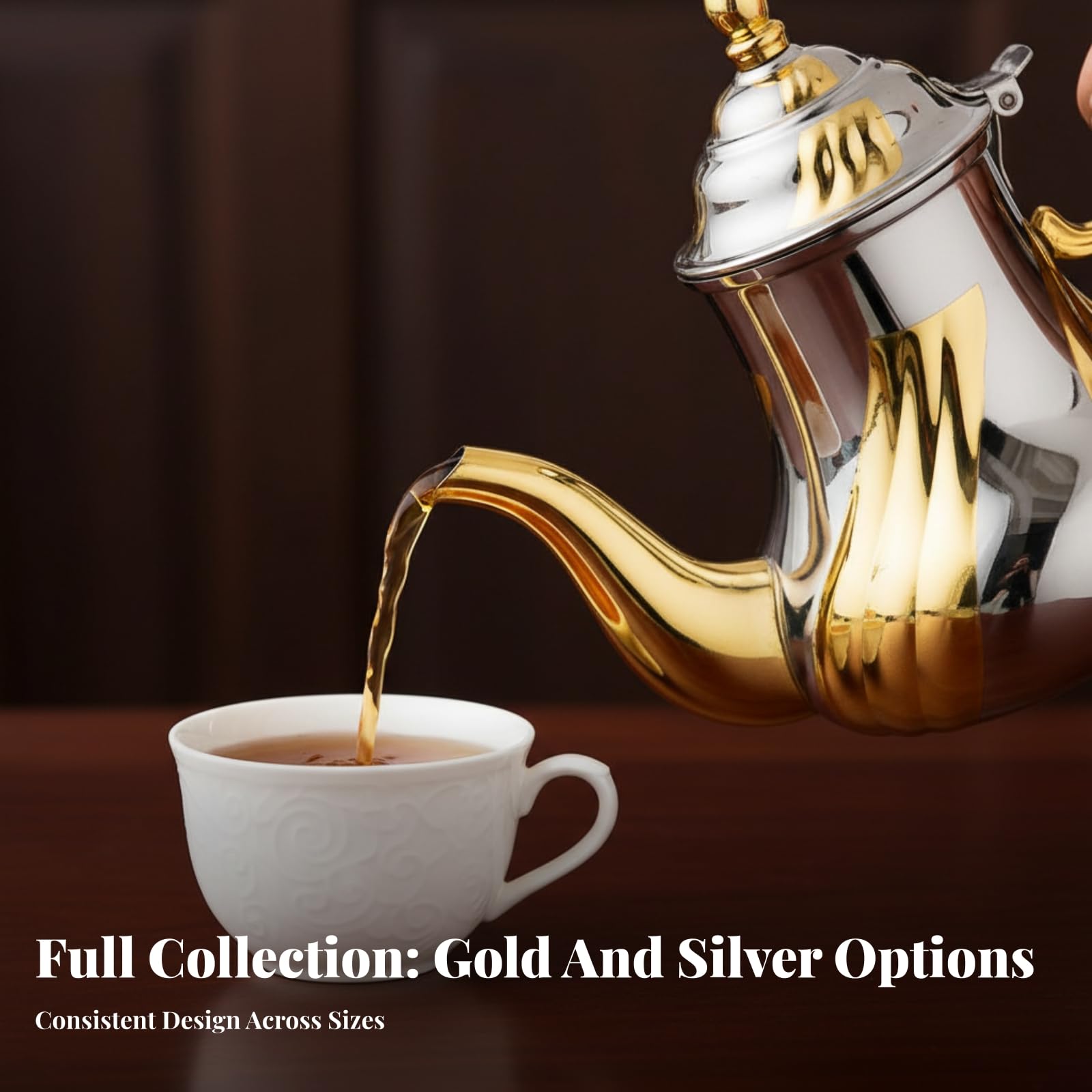 Orientalisch Kaffeekanne, Gold, 1.2L