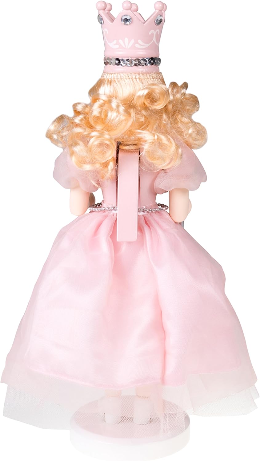 Clever Creations Sugar Plum Fairy 14 Inch Traditional Wooden Nutcracker, Festive Christmas Décor for Shelves and Tables