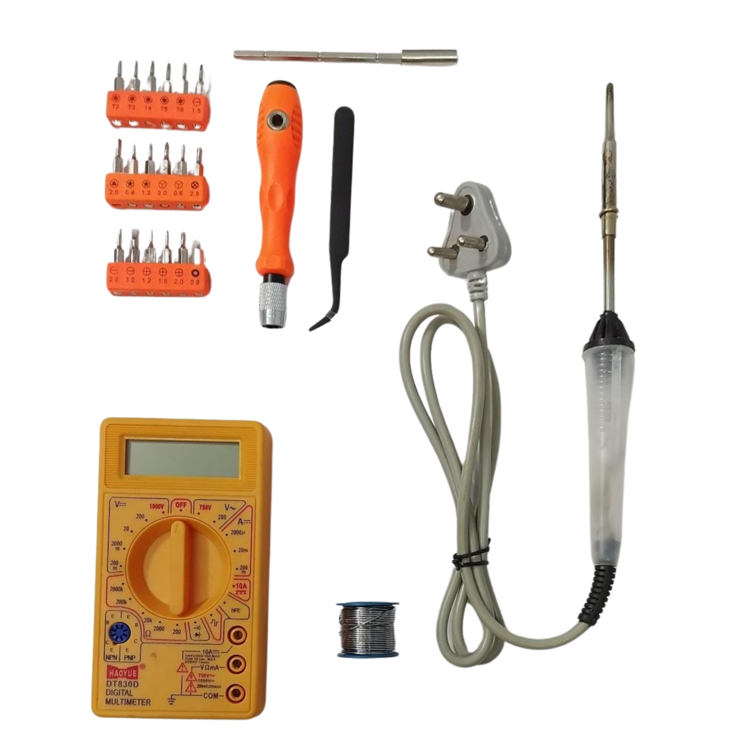 Vtronix 220V Heavy-Duty Watts LED Soldering Iron, Screwdriver Set, Multimeter, Tweezers, Solder Wire Wick | Machine for Home, Industrial & Electronics Workshop Reparing with Fast Heating (25W-LED) (B0CV18WRHC) Amazon Price History, Amazon Price Tracker