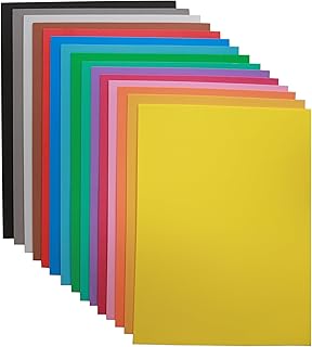 EVA Foam Sheets for Crafts, 15 Assorted Colors, 9 x 12 Inch, 2mm Thickness, 15 Pack