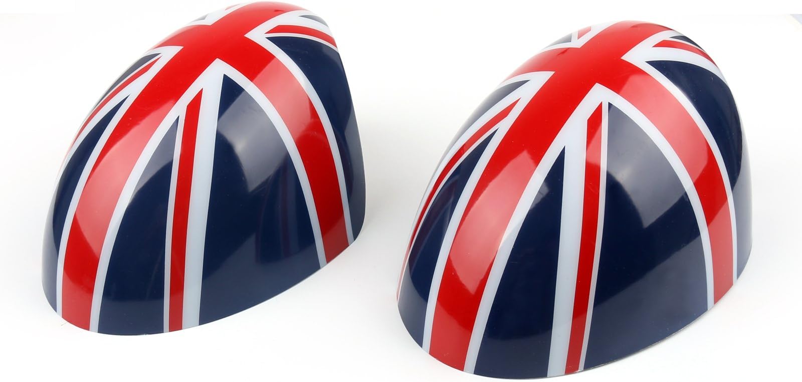 Bruce & Shark Side Mirror Covers for MINI R55-R58,1pair Union Jack UK Flag Wing Mirror Covers Caps for Mini Cooper/S R55 R56 R57 R58 (for Auto Powerfolding Mirror only)