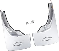 Vista 1 de GM Accessories 23387357 - Protectores de salpicaduras moldeados en la parte trasera en plateado hielo metálico