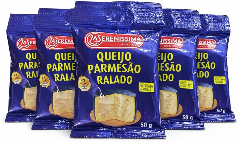 Queijo Parmesão Ralado la serenissim 250g (5 pct de 50g)