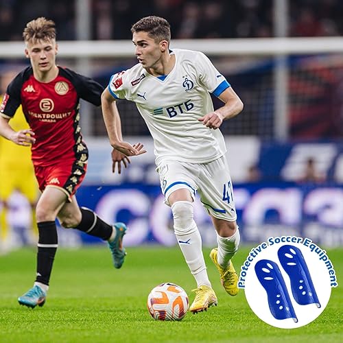 Vista 15 de Soccer Shin Guards, 2 Pair Lightweight and Breathable Shin Guard Sleeves for Adults Football Player, Calf Protective Gear Shin Guards for Men Women