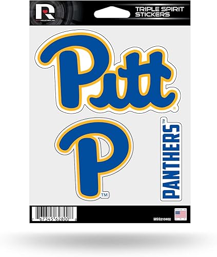 Miniatura 26 de Rico Industries NCAA - Lámina de adhesivos triple diseño de Alabama