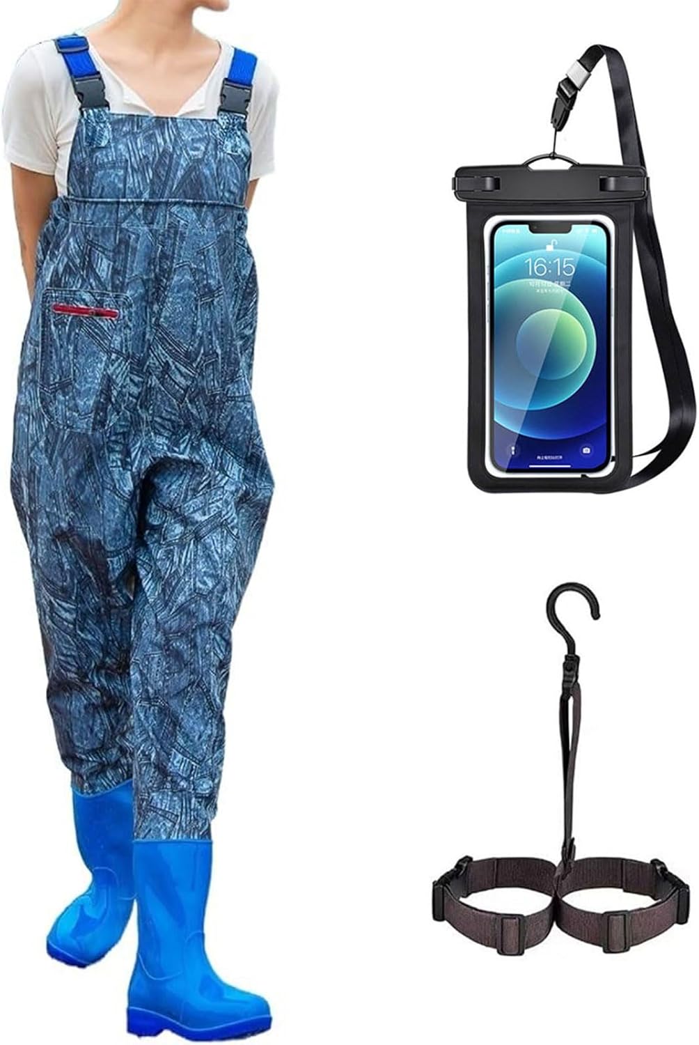 Women Fishing Chest Wader, Waterproof Stockingfoot Fishing & Hunting Wader, Ultra Breathable Hunting Wader for Outdoor Garden