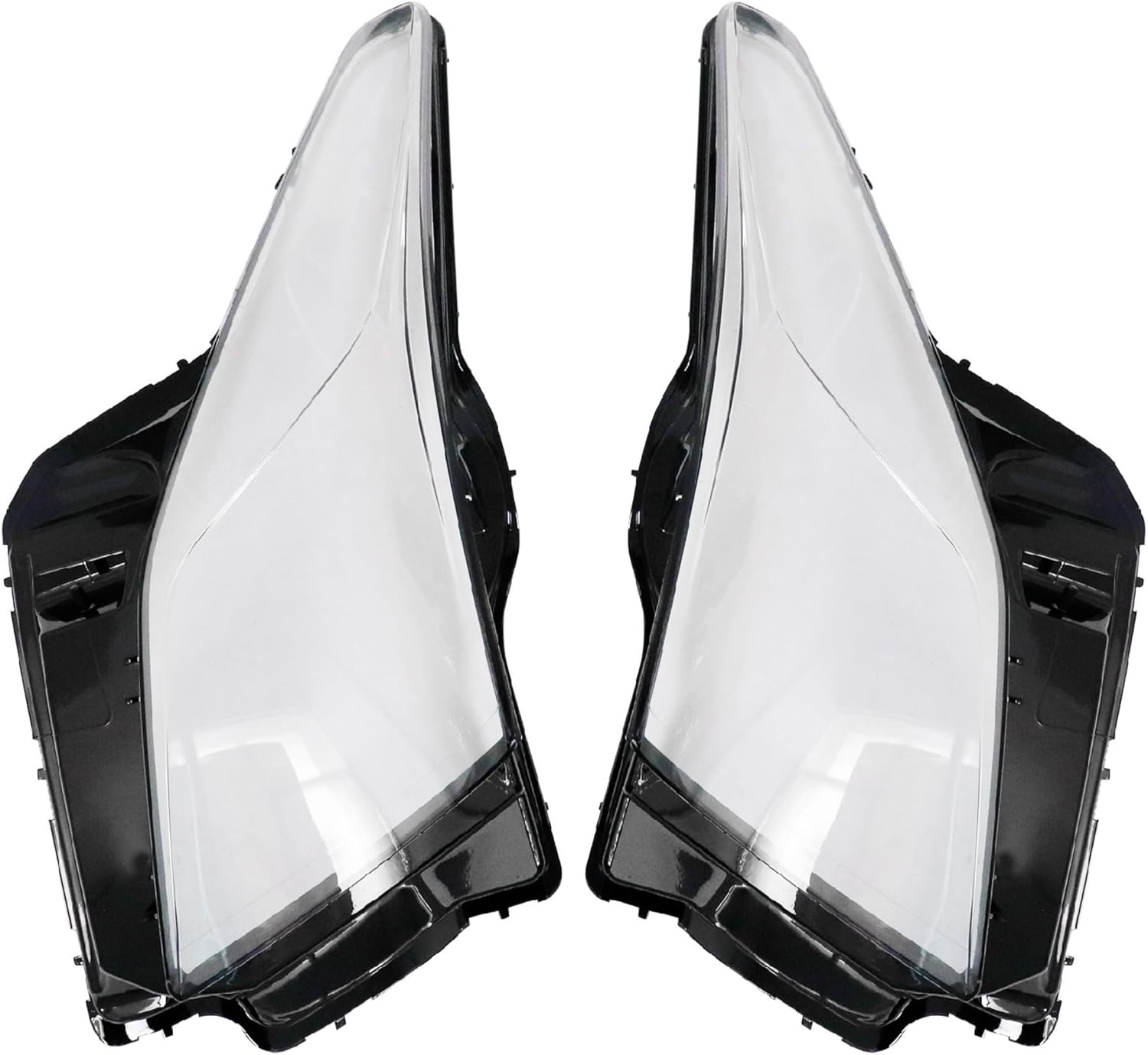 XQSMWF Car Headlight Lamp Cover Lens Shell Pair Compatible with Cadillac ATS 2013 2014-2017 2018