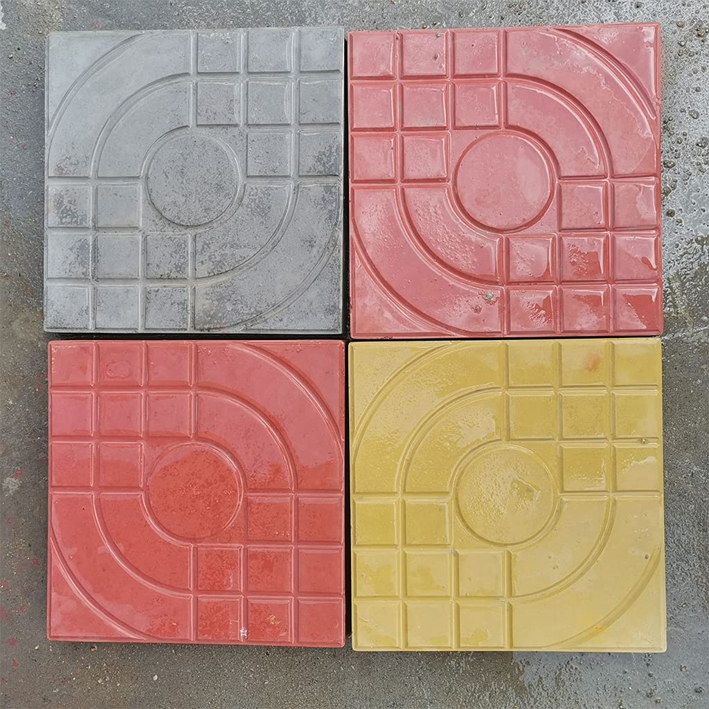 Stampi in silicone, per creare vialetti, fai da te, mattoni, cemento, pietra, stampo quadrato per lastre, patio, giardino, prato, pavimentazione, vialetto, strada